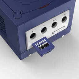 Bitfunx Game Saves Memory Card GCMCE FlipperMCE With OLED Display for Nintendo GameCube Wii RVL001 Game Console