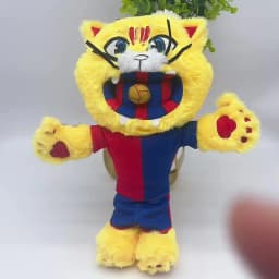HOT Mascot of Barcelona Football Plush Doll Cat Plushies Collection Souvenir Stuffed Toys Kids Child Boys Girls Birthday Gifts