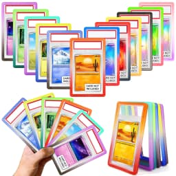 12-Pack TPU Slab Protector Graded Guard Bumper Guard for PSA Graded Color Glitter Limited Edition 12 Color Combination