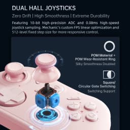 MACHENIKE G1 Wireless Gaming Controller with 1K Polling Rate Hall Effect Trigger Joystick For Nintendo Switch PC iOS Android