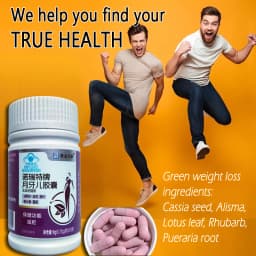 100% Herbal Natural Cassia Seed & Alisma Pills, Detox Slim, Metabolism Booster, Burn Fat, Vegan & NO SIDE EFFECT