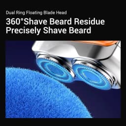Mini Electric Smart Shaver Household Car Shaver Digital Display Dual Blade Rechargeable Shaver Powerful Beard Trimmer Tool