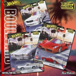 Hot Wheels Premium Series Boulevard GJT68 Enzo Ferrari Benz 560 Aston Martin Dbs Vehicle Diecast Car Model Collection Toy Gift