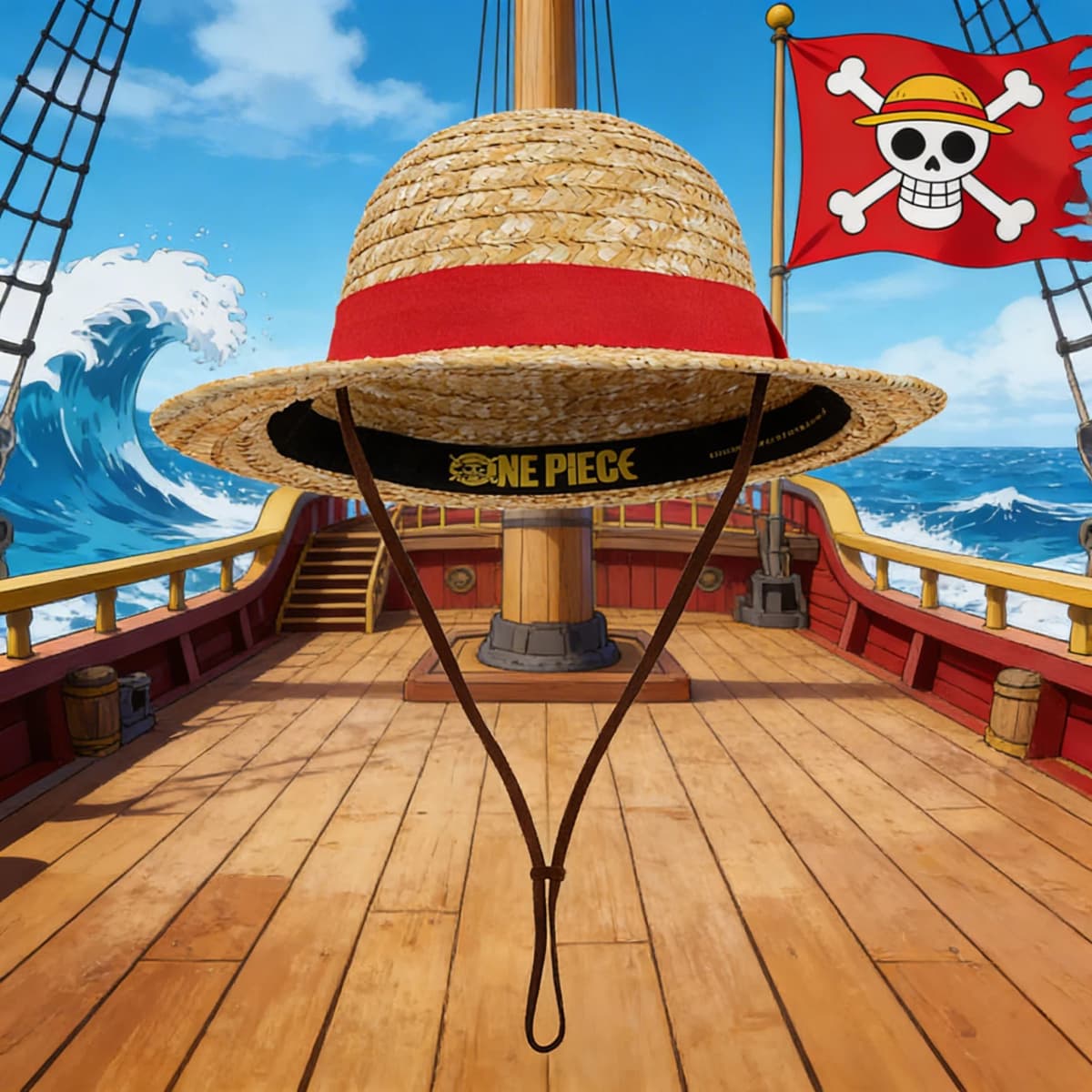One Piece Officially Licensed Straw Hat Luffy Collectible Gift For Adults Anime Home Decor Cosplay Accessory 1PC