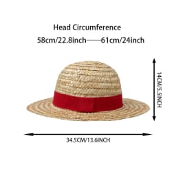 One Piece Officially Licensed Straw Hat Luffy Collectible Gift For Adults Anime Home Decor Cosplay Accessory 1PC