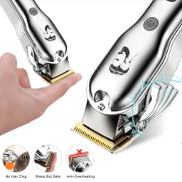 HATTEKER Professional Hair Clipper for Man USB Rechargeable Electric Cordless Beard Trimmer Barber Hair Cutting Machine