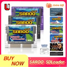SAROO Optical Drive Emulator For Sega Saturn HDLoader FlashCart 1MB/4MB RAM 8MB Memory
