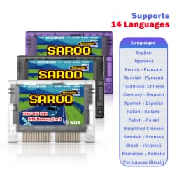 SAROO Optical Drive Emulator For Sega Saturn HDLoader FlashCart 1MB/4MB RAM 8MB Memory