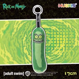 HUGKIS Rick And Morty Pickle Rick Plush Pendant Stuffed Cartoon Character Toy Bag Decoration Collectible Gift For Adult Fans