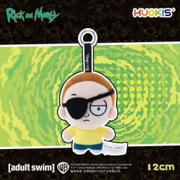 HUGKIS Rick And Morty Pickle Rick Plush Pendant Stuffed Cartoon Character Toy Bag Decoration Collectible Gift For Adult Fans