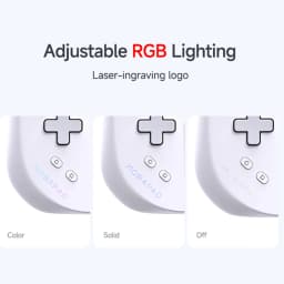 Mobapad Black, White, Grey Gamepa The Best 3rd Party Switch 2 Joycons: Mobapad M12 S Add Bag Charging Grip Game Controller,
