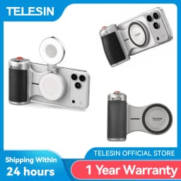 TELESIN Master Magnetic Smart Phone Camera Shoot Hand Grip Holder Shooting Aid Remote Control Handle for Iphone HUAWEI SAMSUNG