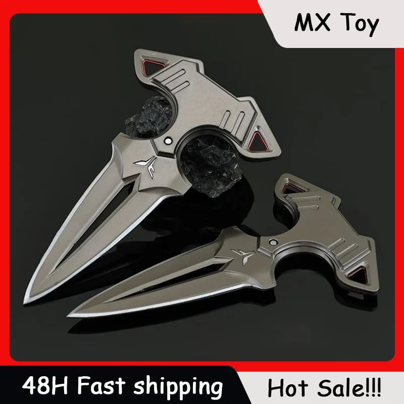 14cm Game Peripherals Model Crafts Ornament Rebel Squadron Hand Stab All-metal Toy Unsharpened Outdoor Toys Knife Gifts