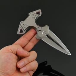 14cm Game Peripherals Model Crafts Ornament Rebel Squadron Hand Stab All-metal Toy Unsharpened Outdoor Toys Knife Gifts