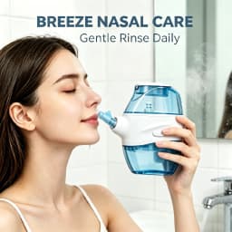 Nasal Irrigator 360° Clean Nasal Cavity Nose Get The Dunk Out Keep The Nasal Cavity Clean and Healthy Electric Nose Cleaner