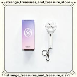 New Katseye Mini Light Stick Keychain Led Glowing Pendant Key Ring Concert Cheering Accessory For Kpop Fans Bag Decoration