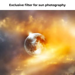 K&F CONCEPT ND100000 16.6 Stops ND Lens Solar Filter for DSLR Nikon Canon Leica Sony Camera Lenses 49mm 62mm 67mm 72mm 82mm 95mm