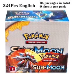 324Pcs Pokemon TCG: Sword & Shield Tempest Bonds Booster Box Trading Card Game Pokemon Card Kids Toys Board Game