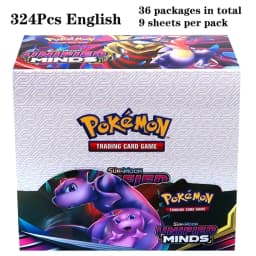 324Pcs Pokemon TCG: Sword & Shield Tempest Bonds Booster Box Trading Card Game Pokemon Card Kids Toys Board Game