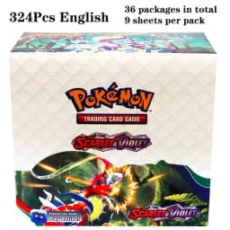 324Pcs Pokemon TCG: Sword & Shield Tempest Bonds Booster Box Trading Card Game Pokemon Card Kids Toys Board Game