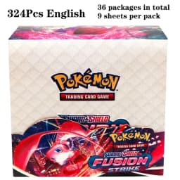 324Pcs Pokemon TCG: Sword & Shield Tempest Bonds Booster Box Trading Card Game Pokemon Card Kids Toys Board Game