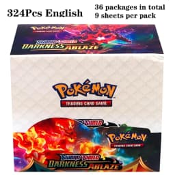 324Pcs Pokemon TCG: Sword & Shield Tempest Bonds Booster Box Trading Card Game Pokemon Card Kids Toys Board Game