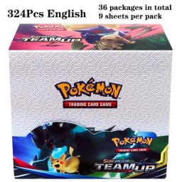 324Pcs Pokemon TCG: Sword & Shield Tempest Bonds Booster Box Trading Card Game Pokemon Card Kids Toys Board Game