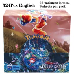 324Pcs Pokemon TCG: Sword & Shield Tempest Bonds Booster Box Trading Card Game Pokemon Card Kids Toys Board Game