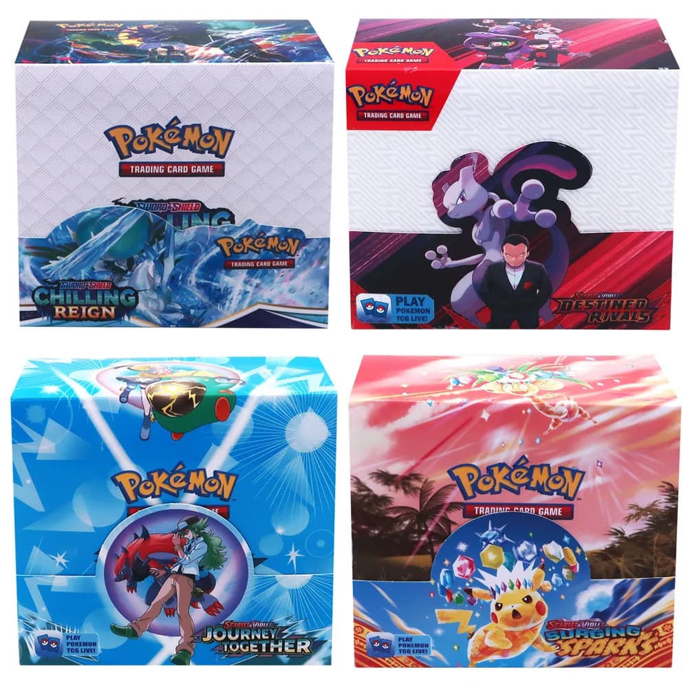 324Pcs Pokemon TCG: Sword & Shield Tempest Bonds Booster Box Trading Card Game Pokemon Card Kids Toys Board Game