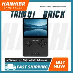 TRIMUI BRICK CNC Metal Retro Handheld Console 3.2" 1024x768 IPS Linux Mood LED Free Keycap 3000mAh WiFi Gift for Game Lovers