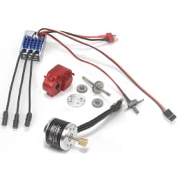 Power Combo 2322 2600KV Brushless Motor Metal Gear Box AM32 45A ESC 7CH Transmitter 21G Servo for RC Car MN82 MN78 MN168 MN99
