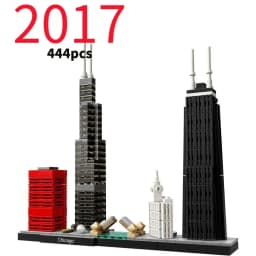 Thirteen Sets of City Models 21043 21026 Building Blocks Sets Suitable for Birthday Gifts Not Compatible with Legoed Particles.
