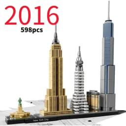 Thirteen Sets of City Models 21043 21026 Building Blocks Sets Suitable for Birthday Gifts Not Compatible with Legoed Particles.