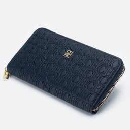 CH Women's Luxury Handbags Compact Wallet Minimalist Design with Embossed Initials Women's Coin Purse Portable Leather Wallet