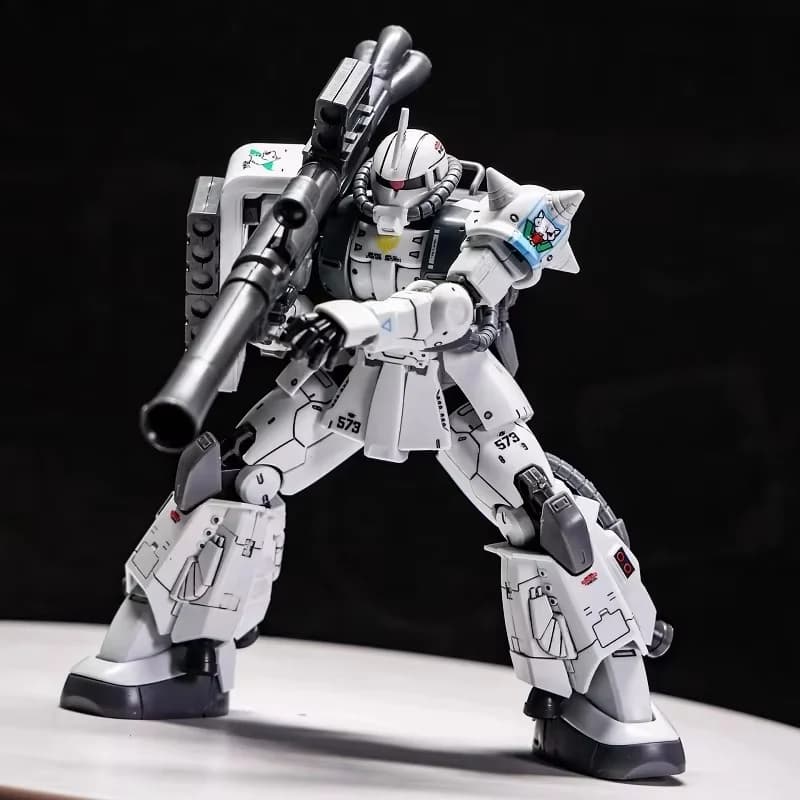 ZAKU Warrior GTO White Devil And ZEONO ZGMF-1000 HG1/144 Assemble The Model Kit Action Figure Ornament Boy Toys Gift Collectible