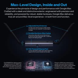 SONOFF Dongle Max Zigbee/Thread PoE Dongle Dongle-M High-Performance Chipset Dual-antenna Supports Ethernet,Wi-Fi,USB Connection