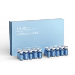Blue Copper Set GHK-CU Serum Anti Wrinkle Essence Shrink Pore Skincare Elastic Whitening Serum 20pcs/pack