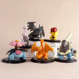 Pokemon 6 Pcs/Set Anime Figure Pikachu 6-7cm Figure Charizard Blastoise Squirtle Bulbasaur Action Figures Model toys Gifts