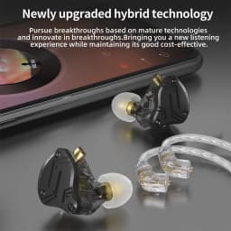 KZ ZS10 Pro X Wired In-Ear Headphones HiFi Bass Monitor Music Headphones Sports Headphones