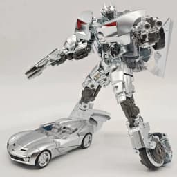 16cm Transforming Robot HP-01 War Dancer Fine Painted Sideswipe Action Figure Corvette Assassin Sports Car Deformable Model Toy