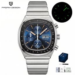 PAGANI DESIGN PD1819 Men Quartz Watch Miyota OS00 Movement Speed Tester Sapphire Waterproof Chronograph Watch Reloj Hombre