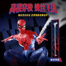 In Stock Blokees Spider Man Assembly Model Kit Brand New Day Spiderman Action Figure Peter Parker ABS Champion Class Kid Toy