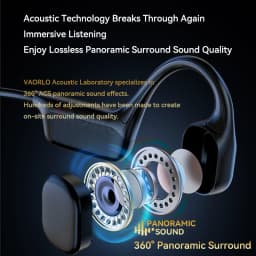 Upgrades Bluetooth 5.4 Bone Conduction Wireless Headphones 30 Meters Depth IPX8 Waterproof Swimming Headsets 32GB RAM MP3 Player