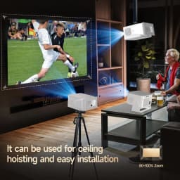 Magcubic HY350Max 900ANSI Android 14 Auto FocusProjector Support 8K Native 1080P with Wifi6 BT5.4 16G Allwinner H726 Portable