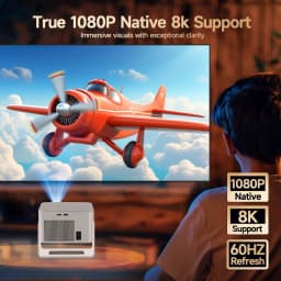 Magcubic HY350Max 900ANSI Android 14 Auto FocusProjector Support 8K Native 1080P with Wifi6 BT5.4 16G Allwinner H726 Portable