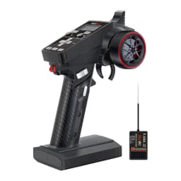 Hotrc CT-6A 6CH RC Transmitter 2.4GHz Remote Controller Radio System with F-06A Receiver for RC Car Boat Tank
