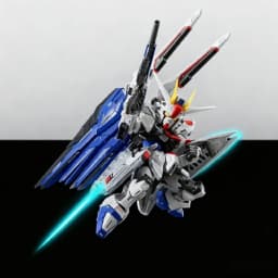 Mgsd Zgmf-X10a Q-Version Assembly Model Kit Action Figures Plastic Toy Model Exquisite Desktop Decorations Collectiond Boy Gift