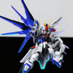 Mgsd Zgmf-X10a Q-Version Assembly Model Kit Action Figures Plastic Toy Model Exquisite Desktop Decorations Collectiond Boy Gift