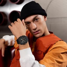 SANDA Fashion Men Watches Square Sport Watches Digital Dual Time Watches 50m Waterproof Electronic Men's Wrist Watches