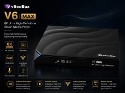 Vseebox V6 Max, 4GB+64GB, Vsee Box Time Shift with Parental Control, 6K Ultra HD